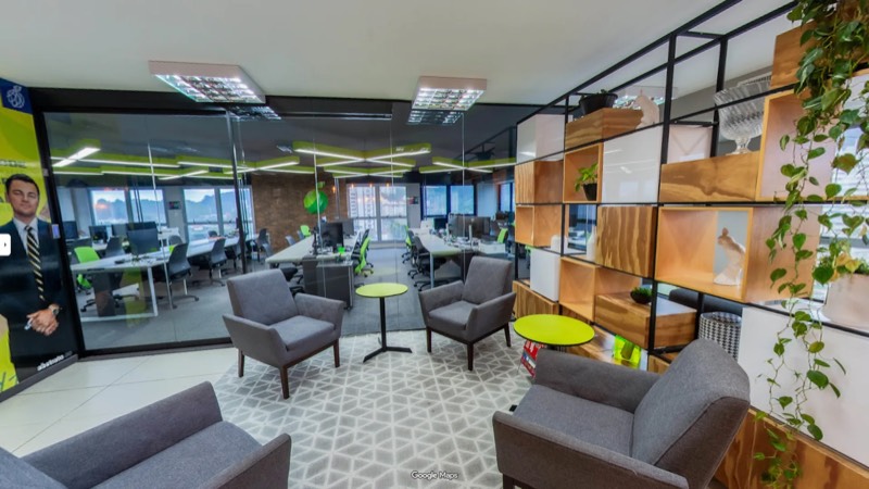 Espaço interno do Lemonadde Coworking